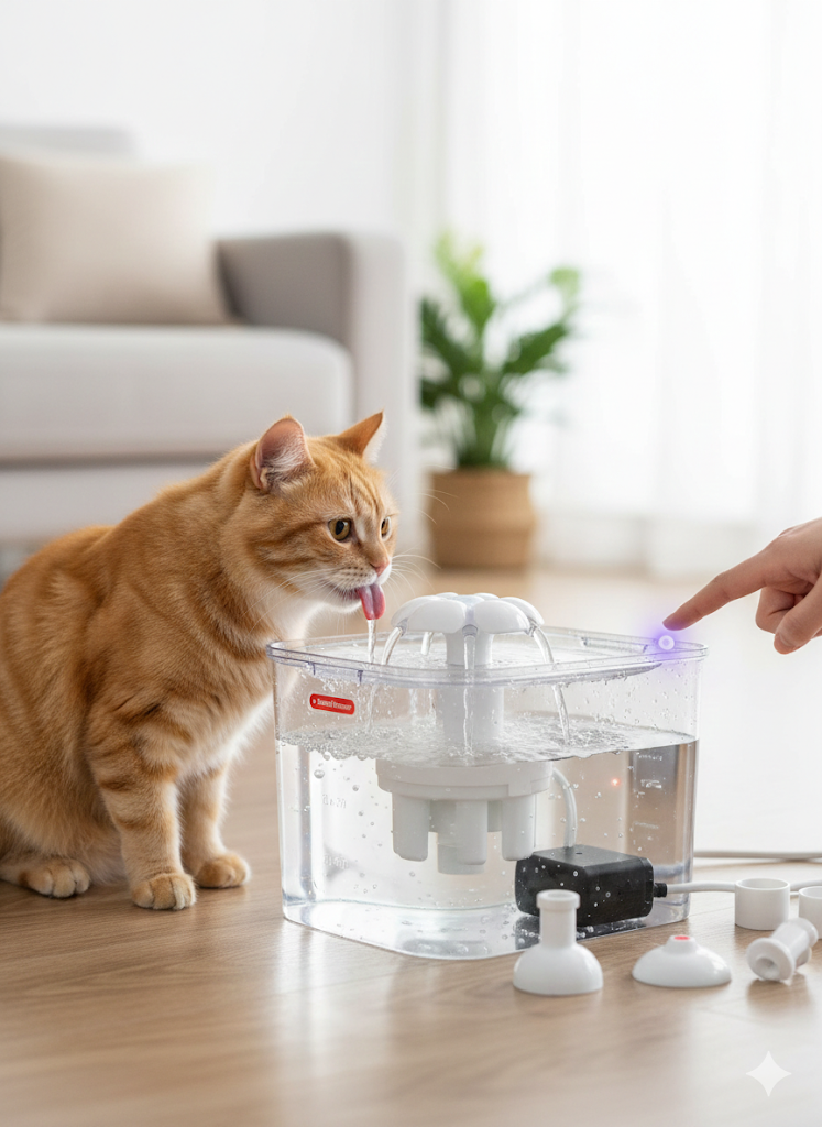 Wireless Cat FountainCat Water Dispenser